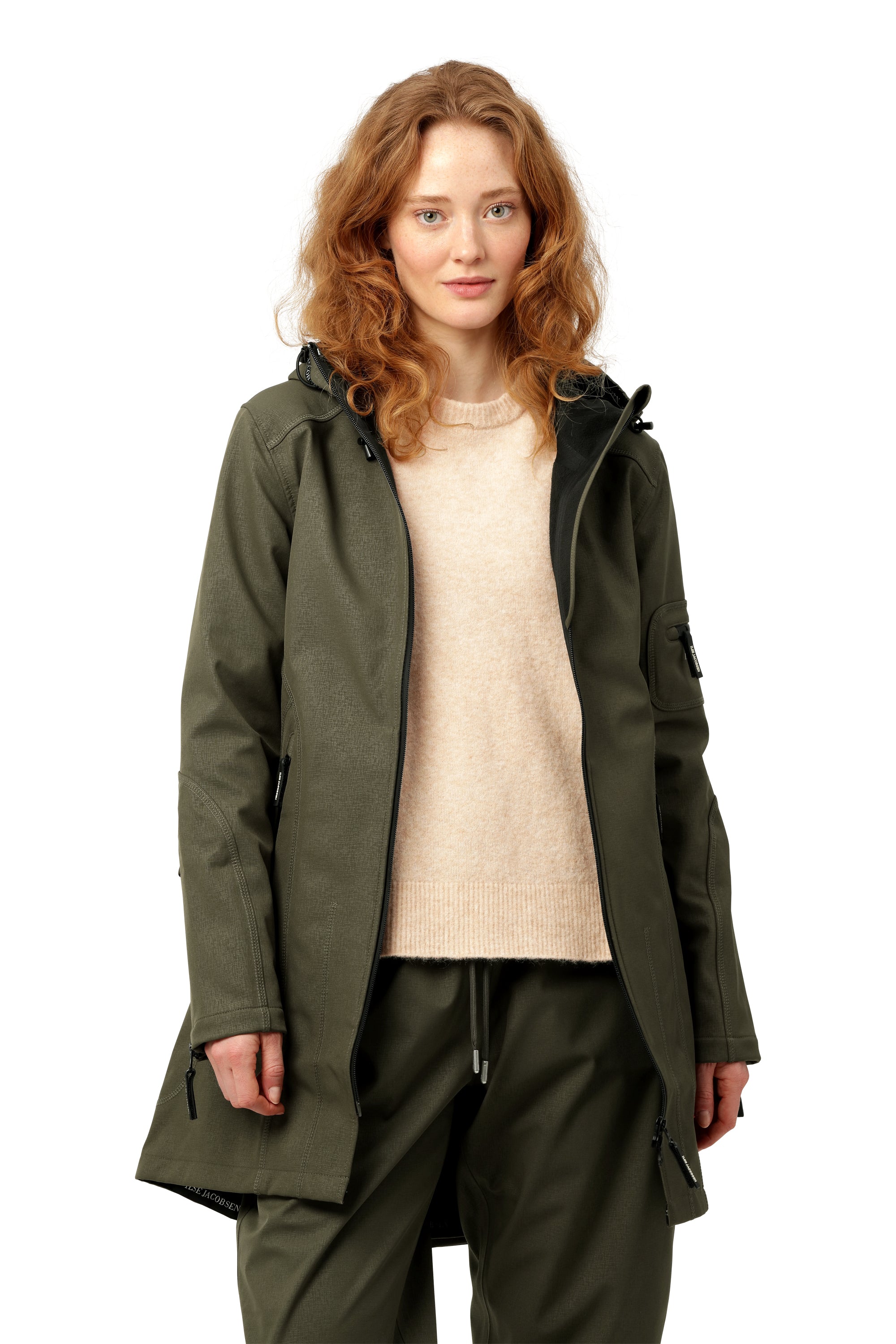 Ilse Jacobsen Hornbæk Rain Raincoat Raincoat 410 Army
